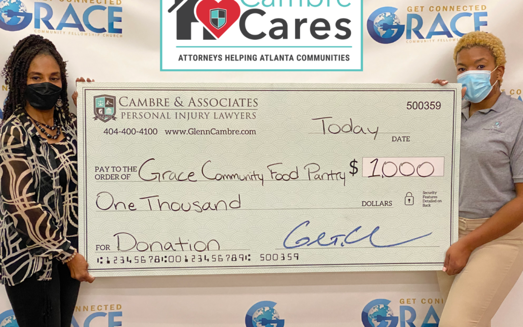 Cambre Cares about Grace Community  Food Pantry